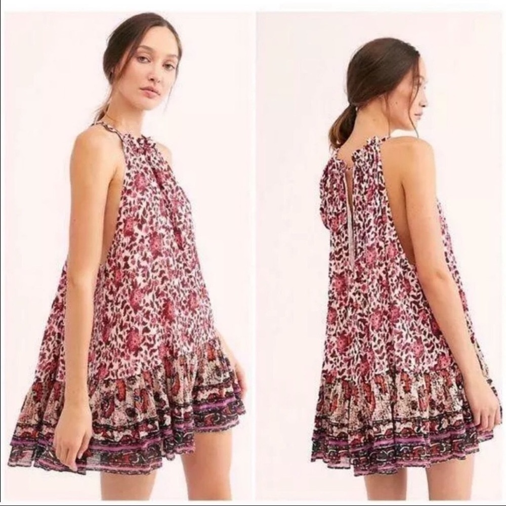 ⚫️ Free People Lyla Mini Swing Dress - Size Small​​​​​​